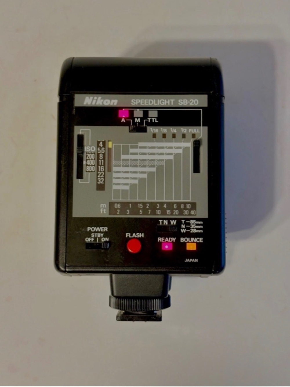 Nikon SB-22s Speedlight Shoe Mount Flash from Japan #403 Tested and Works Vtg